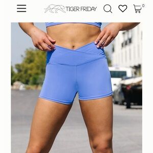 Tiger Friday Bello Shorties in Periwinkle Size Child XL